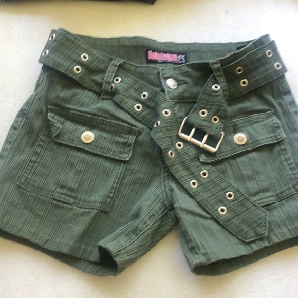 Pants - Bubblegum oil green shot-size-3/4